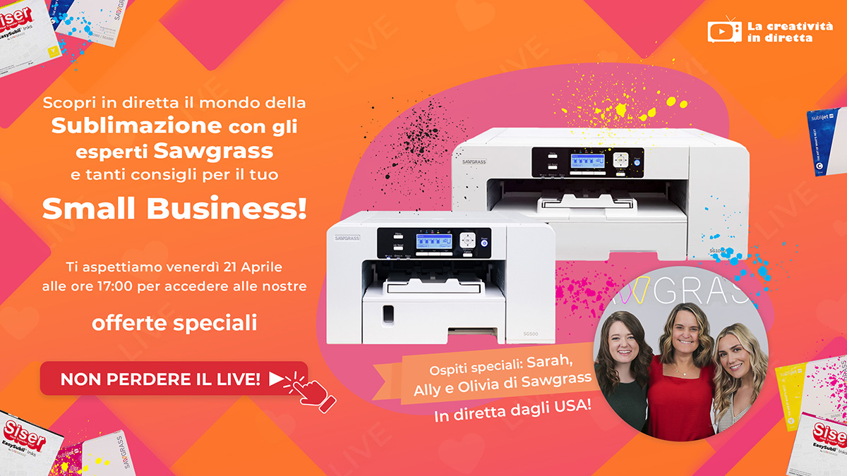La Sublimazione con gli Esperti Sawgrass