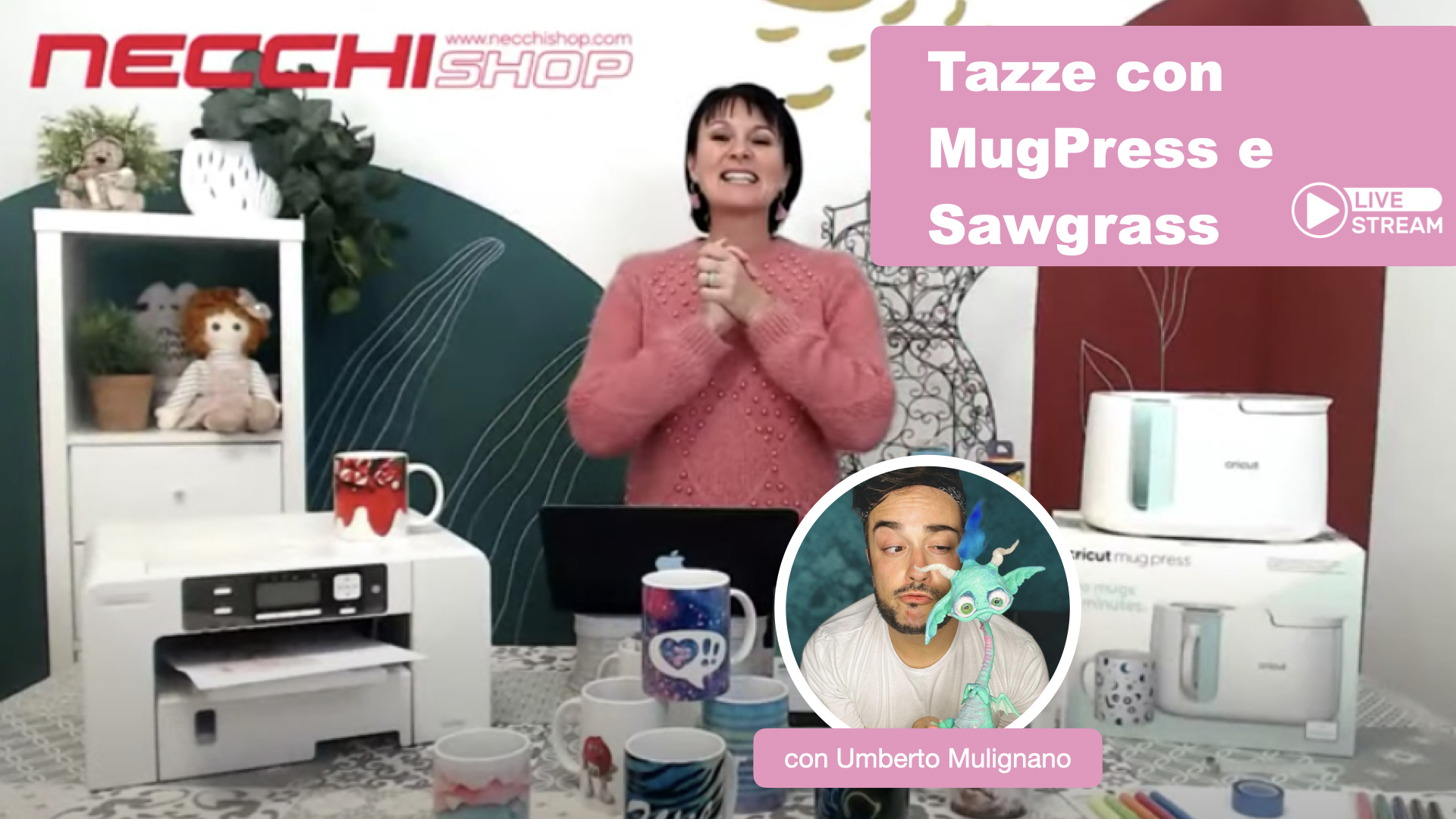 Tazze Natalizie con la MugPress