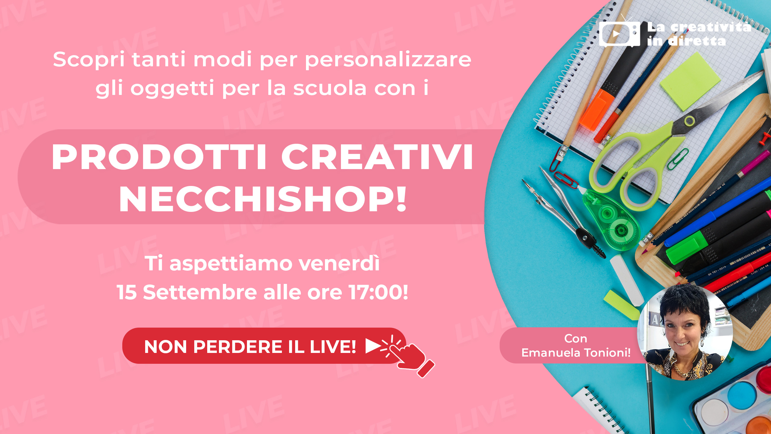 Personalizziamo gli oggetti per la Scuola