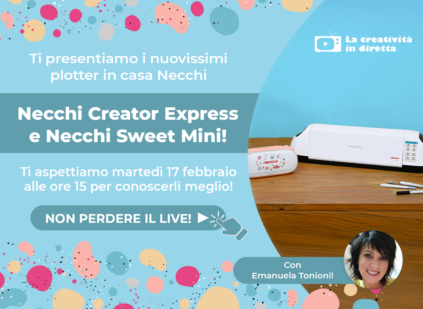 Ti presentiamo i plotter da taglio Necchi Creator Express e Necchi Sweet Mini!