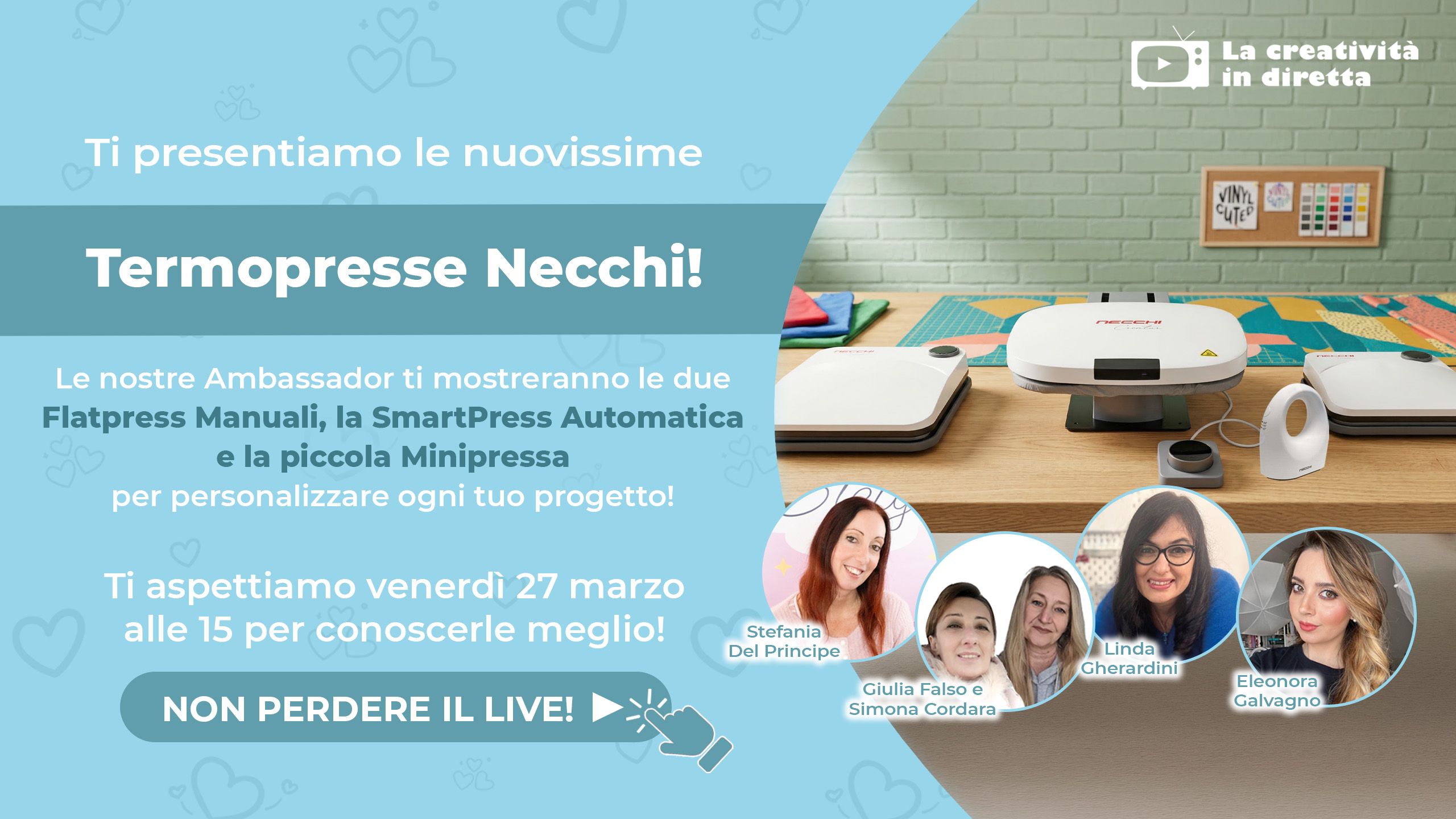 Ti presentiamo le nuovissime Termopresse Necchi!